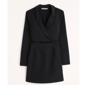 Abercrombie Wrap-Front Cutout Blazer